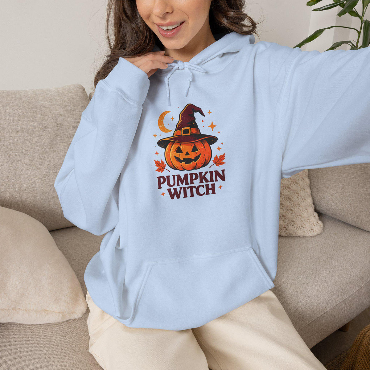 Pumpkin Witch Hoodie