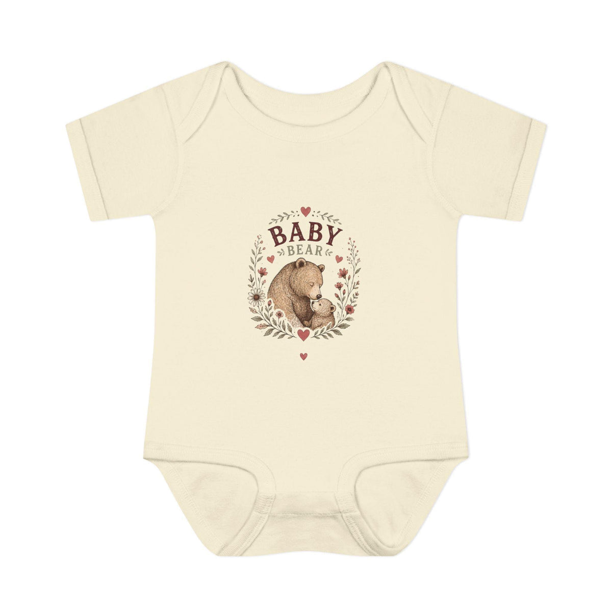 Baby Bear illustration Infant Bodysuit | Woodland Nursery, Cute Bear