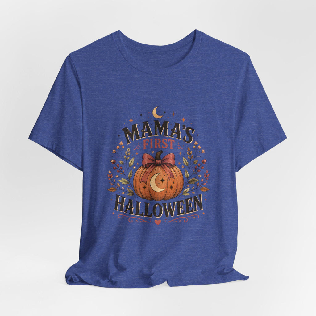 Mama's First Halloween T-Shirt | Pumpkin Baby Tee, New Mom Halloween Shirt