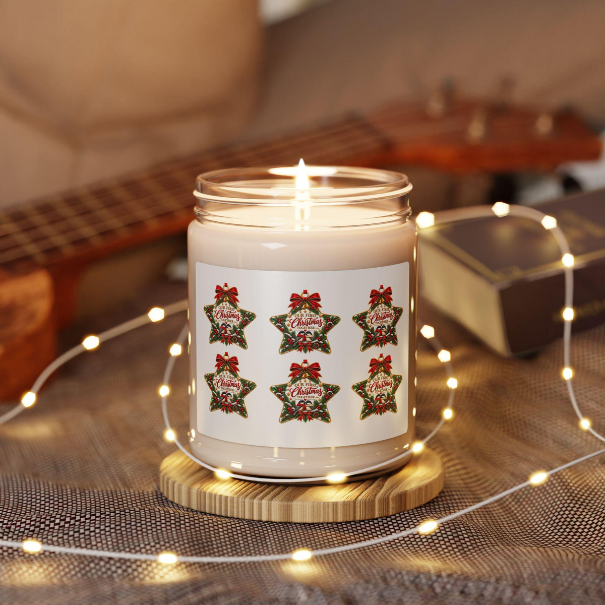 Our First Christmas Together Scented Candle | Holiday Soy Candle