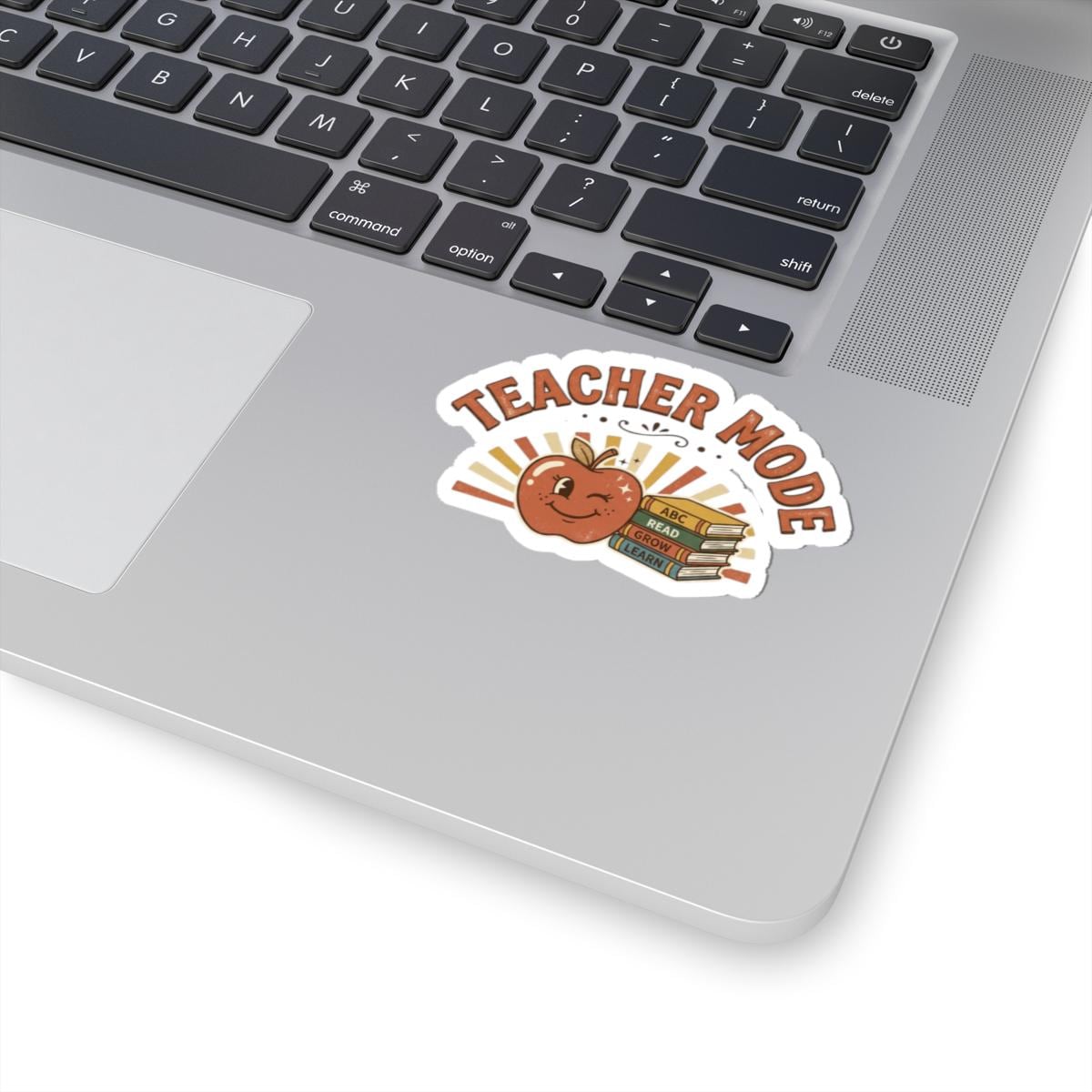 Teacher Mode Apple Stack Of Books Sticker