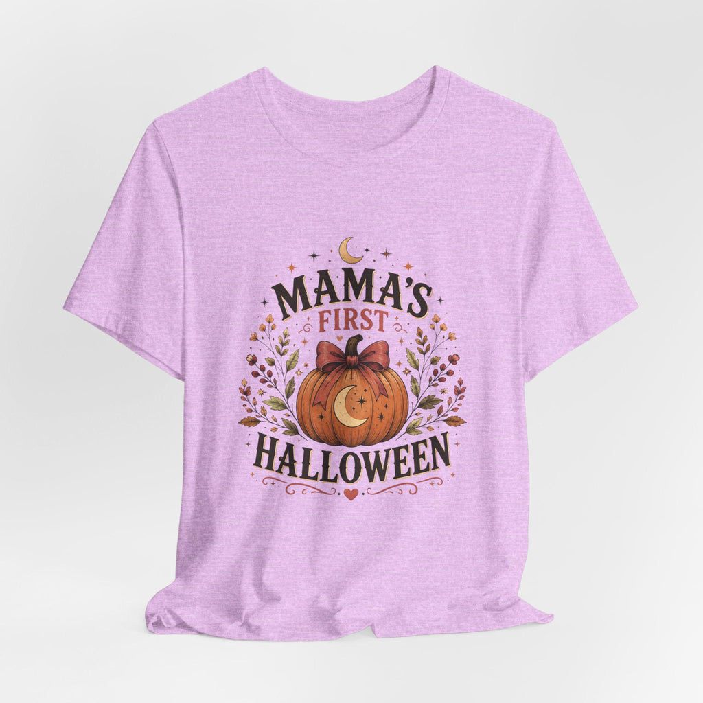 Mama's First Halloween T-Shirt | Pumpkin Baby Tee, New Mom Halloween Shirt
