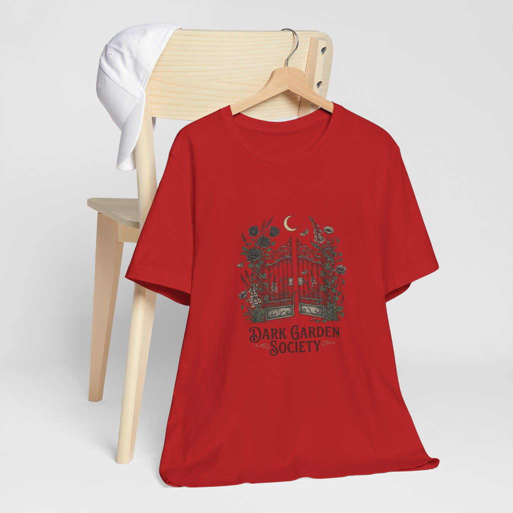 Dark Garden Society Tee | Moon Gate Floral Illustration