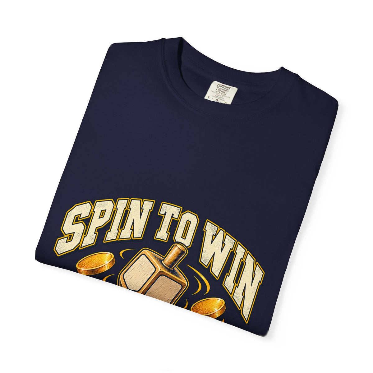 Spin to Win Dreidel T-shirt | Hanukkah Chanukah Festival Design