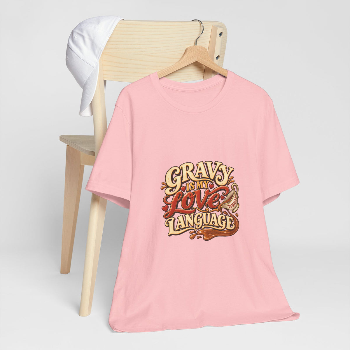 Gravy Is My Love Language T-Shirt — Funny Thanksgiving Foodie Tee, Turkey Dinner Humor Shirt, Fall Gift