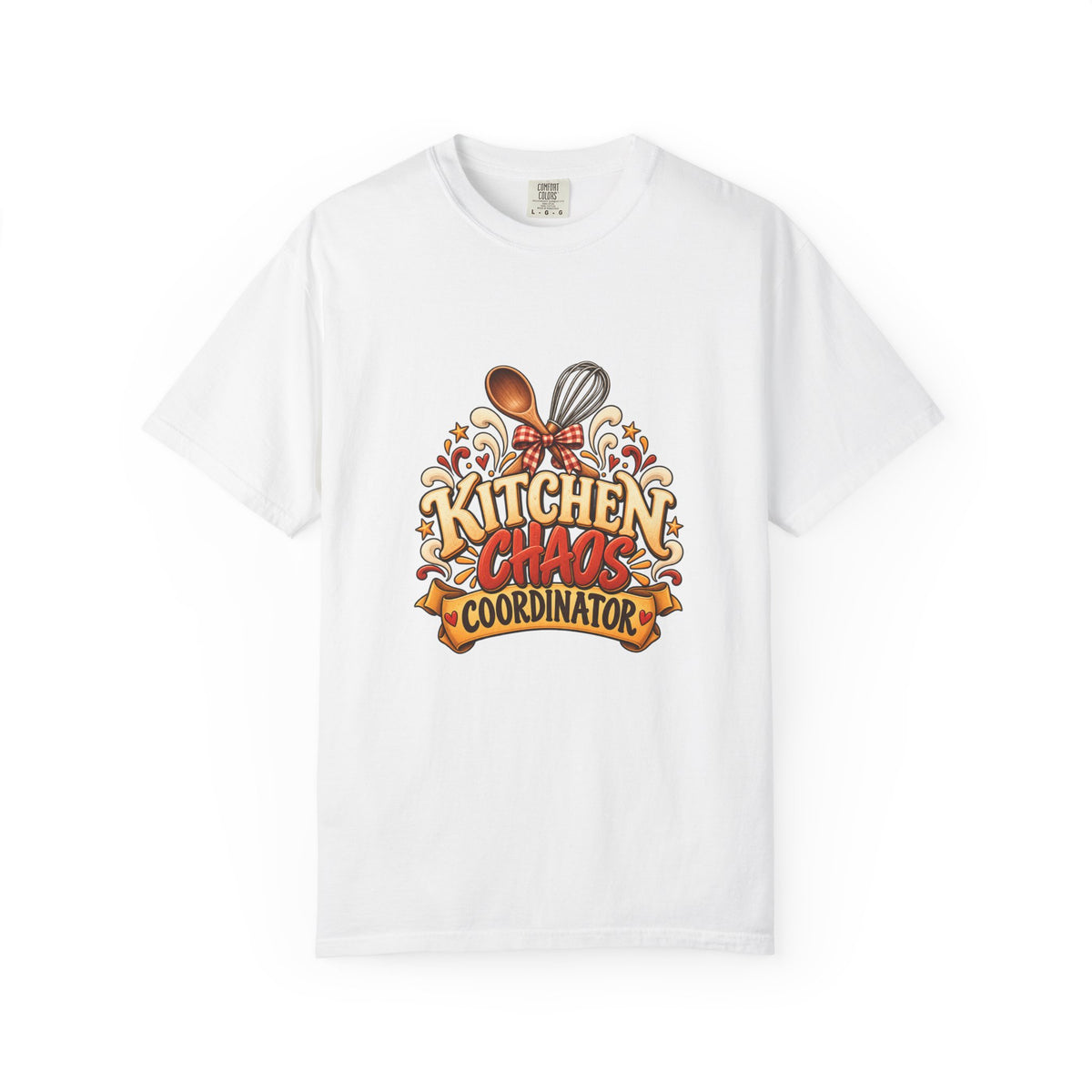 Kitchen Chaos Coordinator T-Shirt — Funny Thanksgiving Chef Shirt, Holiday Cooking Humor Tee, Baker Gift