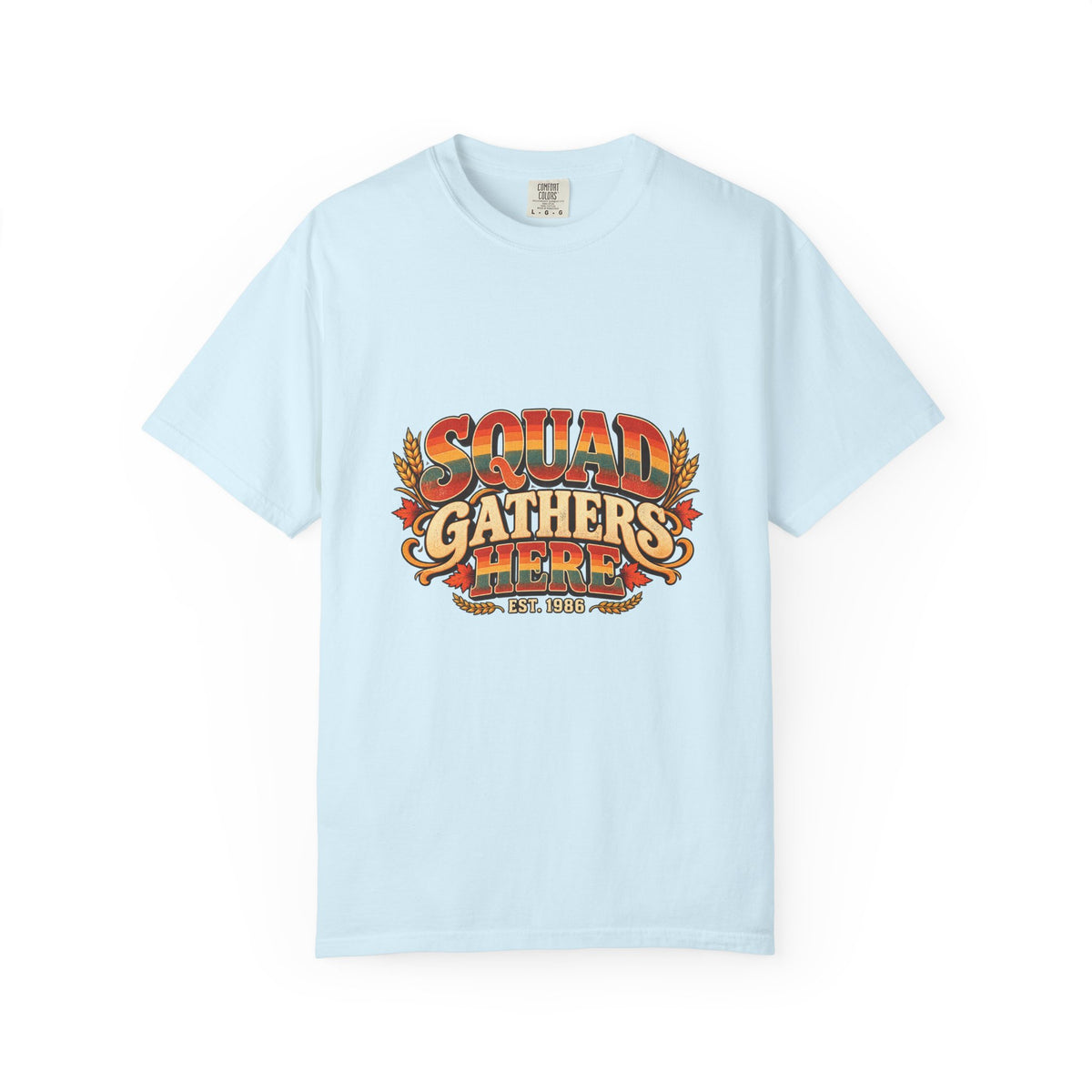Squad Gathers Here T-Shirt — Retro Thanksgiving Family Reunion Tee, Vintage Fall Gathering Shirt, Friendsgiving