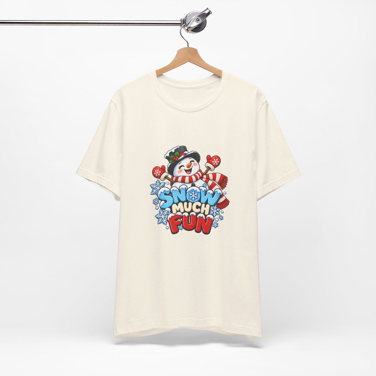 Snow Much Fun T-Shirt – Cute Snowman Holiday Tee