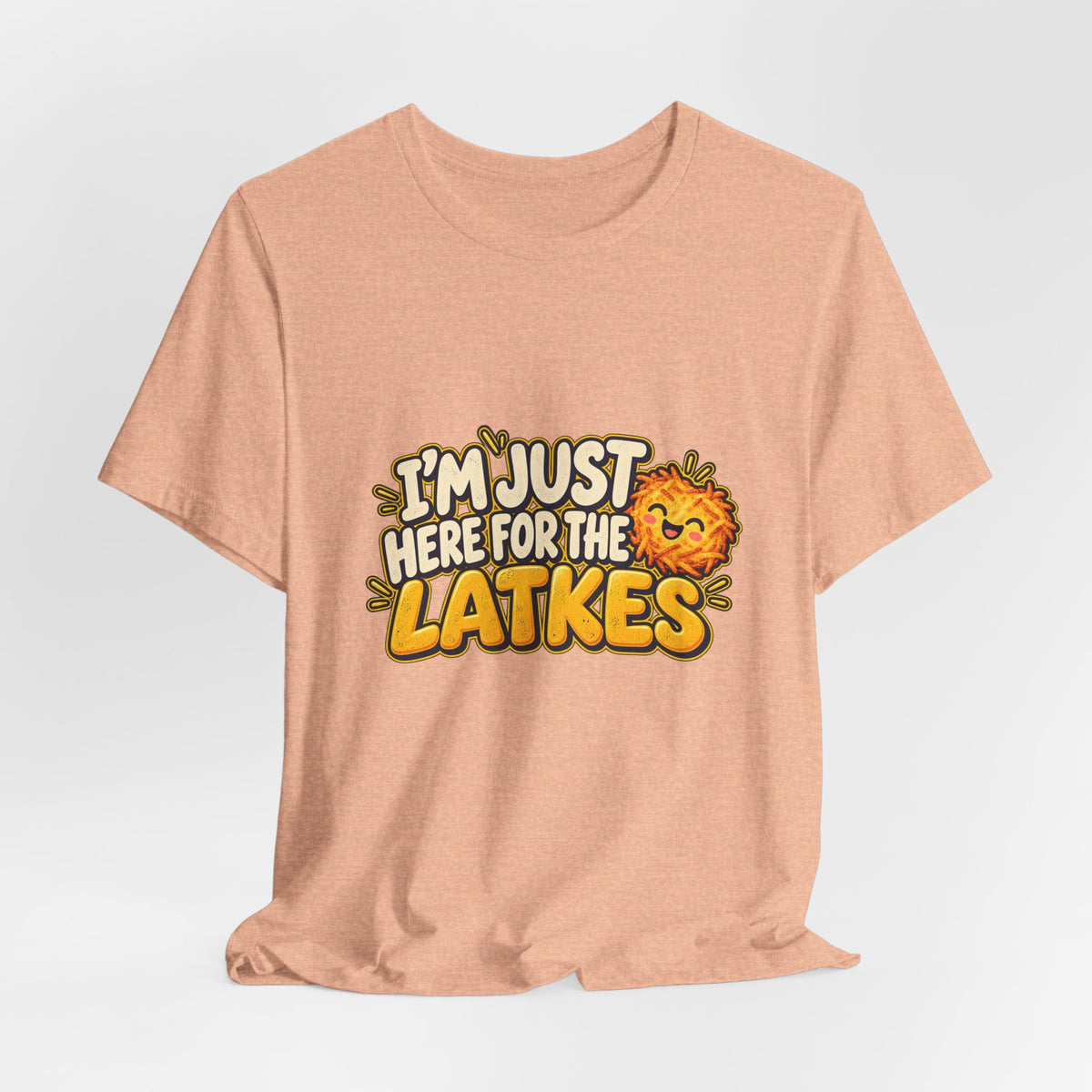 I'm Just Here for the Latkes T-Shirt | Hanukkah Food Funny Tee