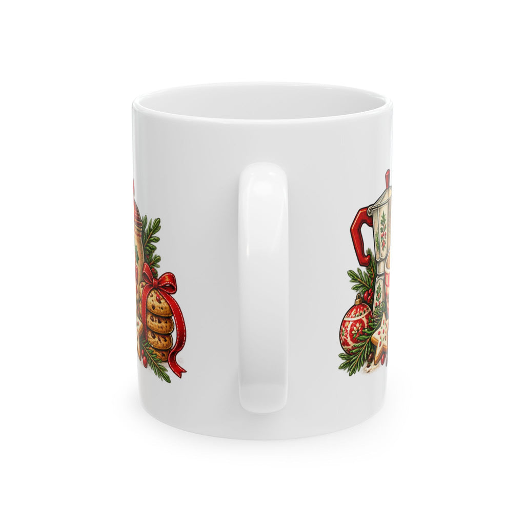 Nonna's Cookie Club Mug | Ceramic Coffee Cup, Christmas Baking Design