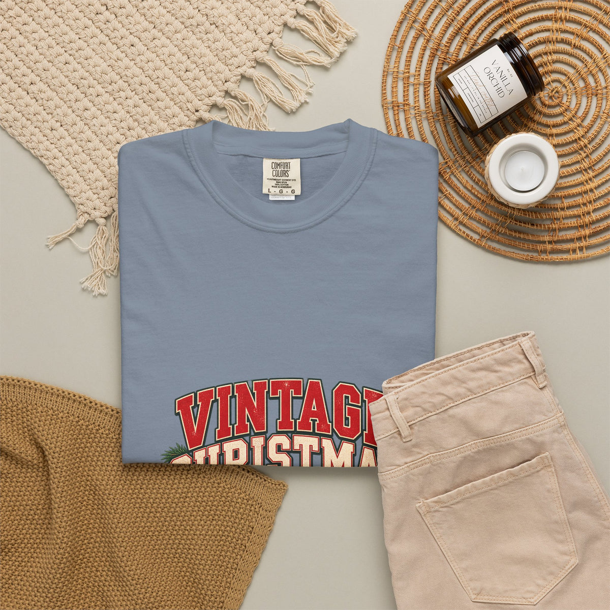 Vintage Christmas T-Shirt — Retro Holiday Graphic Tee