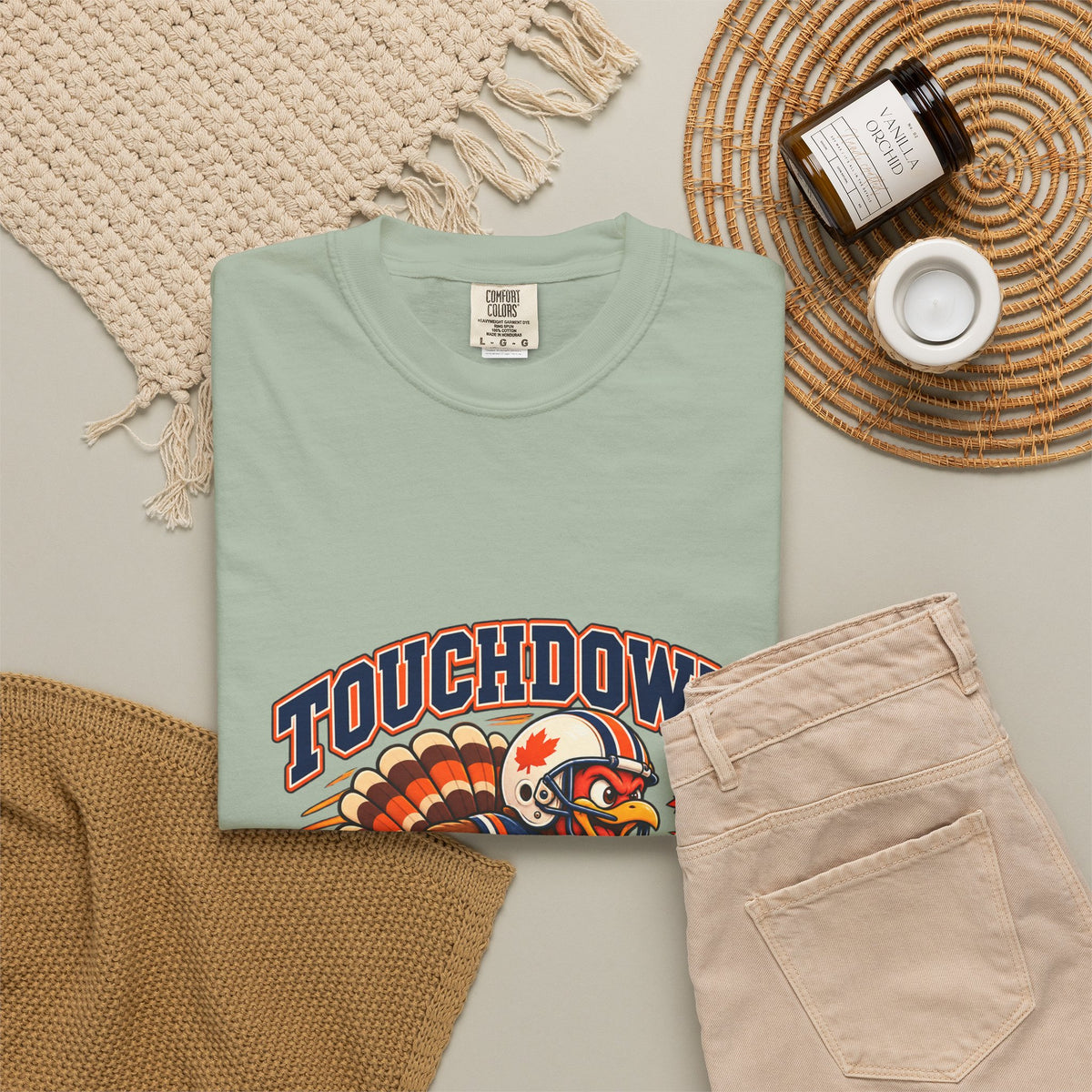 Touchdown Turkey Day T-shirt | Football Turkey Thanksgiving Tee