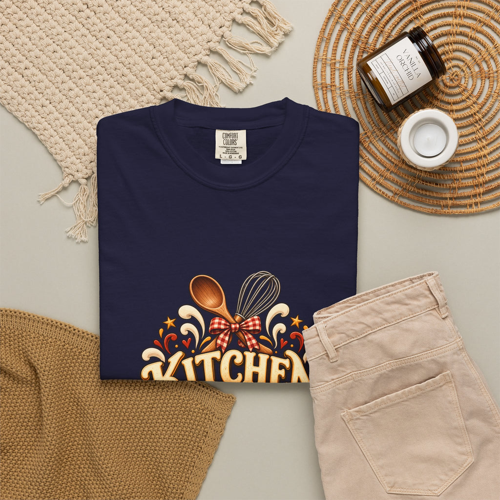 Kitchen Chaos Coordinator T-Shirt — Funny Thanksgiving Chef Shirt, Holiday Cooking Humor Tee, Baker Gift