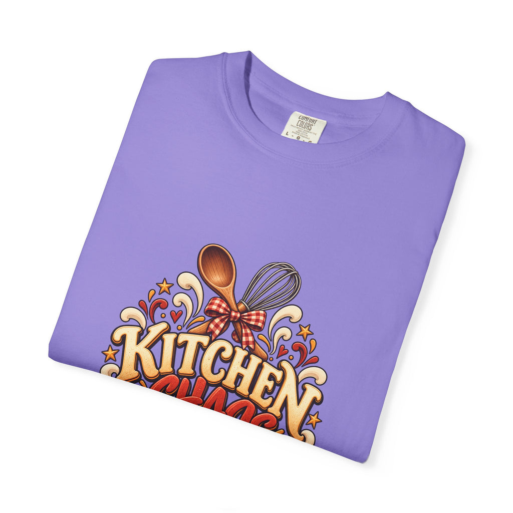 Kitchen Chaos Coordinator T-Shirt — Funny Thanksgiving Chef Shirt, Holiday Cooking Humor Tee, Baker Gift
