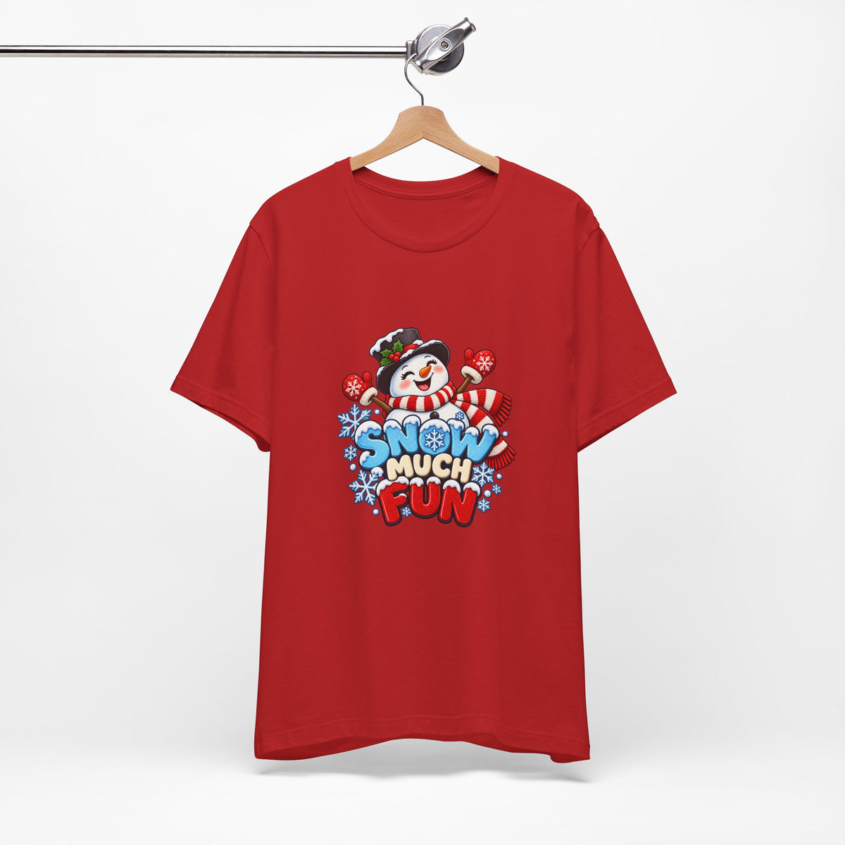 Snow Much Fun T-Shirt – Cute Snowman Holiday Tee