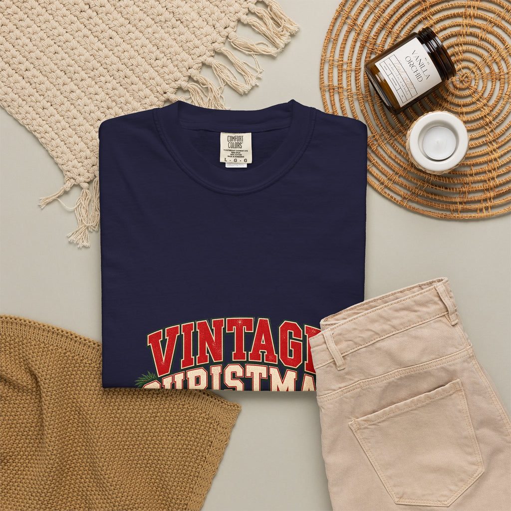 Vintage Christmas T-Shirt — Retro Holiday Graphic Tee