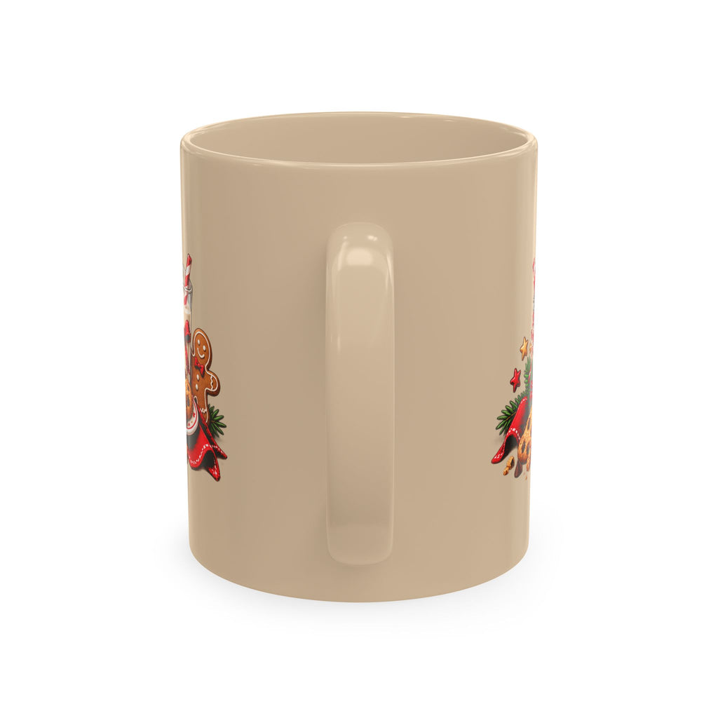 Santa’s Official Cookie Tester Ceramic Mug — Christmas Holiday Coffee Cup