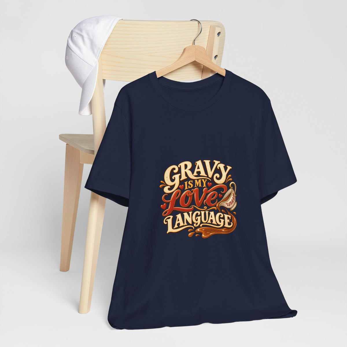 Gravy Is My Love Language T-Shirt — Funny Thanksgiving Foodie Tee, Turkey Dinner Humor Shirt, Fall Gift