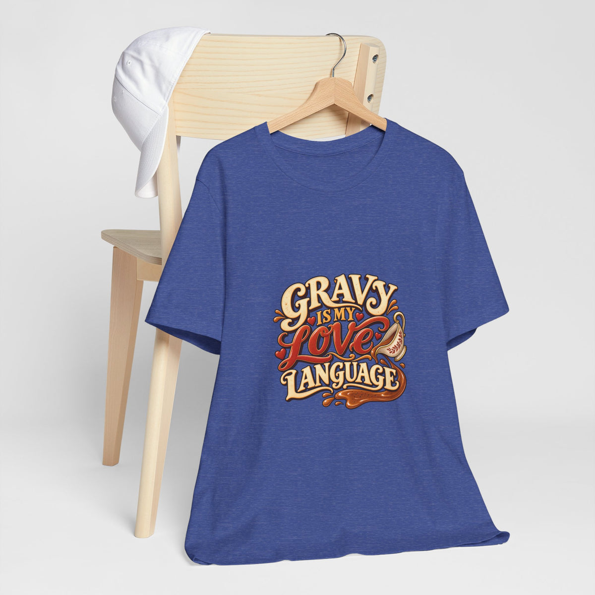 Gravy Is My Love Language T-Shirt — Funny Thanksgiving Foodie Tee, Turkey Dinner Humor Shirt, Fall Gift