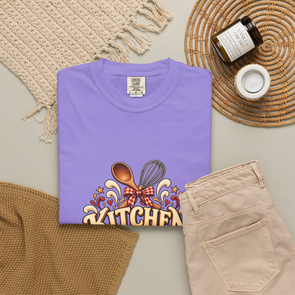 Kitchen Chaos Coordinator T-Shirt — Funny Thanksgiving Chef Shirt, Holiday Cooking Humor Tee, Baker Gift