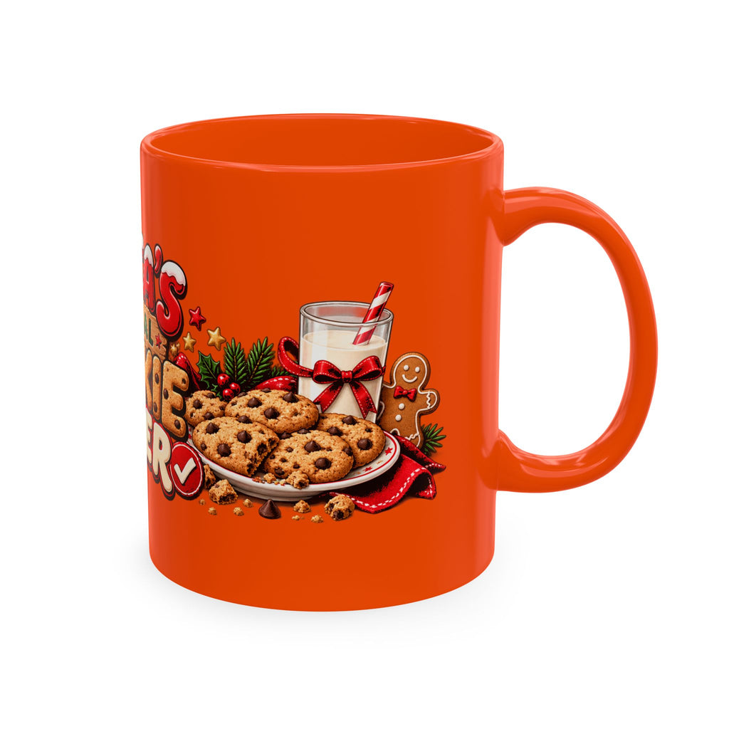 Santa’s Official Cookie Tester Ceramic Mug — Christmas Holiday Coffee Cup
