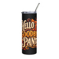 Hello Fall Goodbye Pants Tumbler — 20oz Stainless Steel Funny Fall Coffee Tumbler, Cozy Autumn Gift for Her