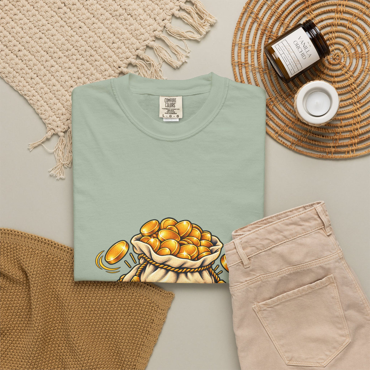 Professional Gelt Collector T-Shirt | Hanukkah Chanukah Chocolate Coin Design