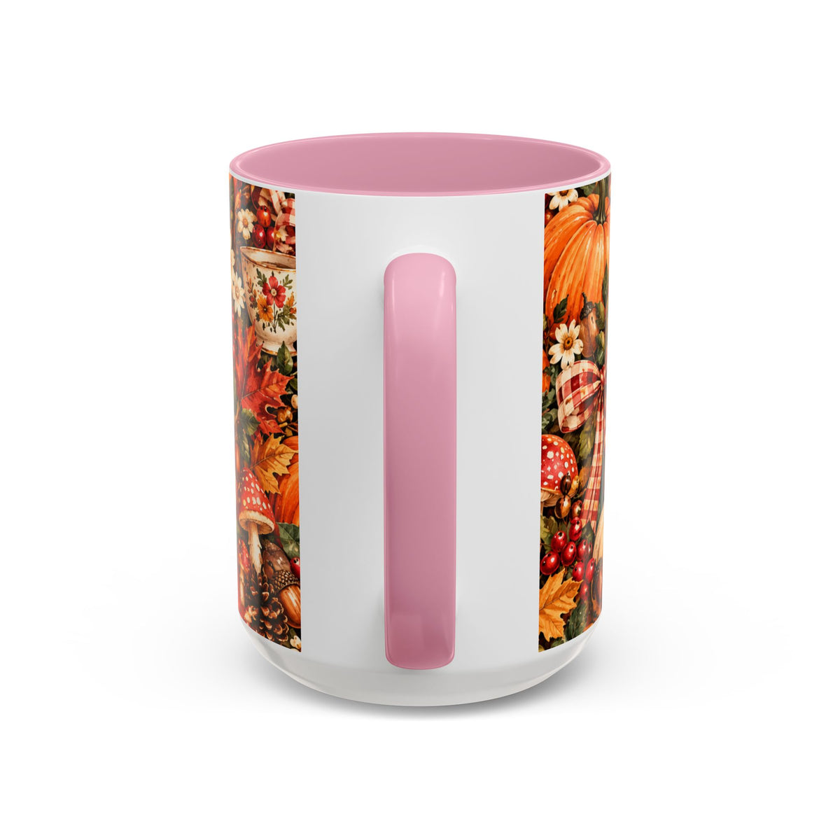 Autumn Harvest Mugs | Fall Pumpkins, Apples, Mushrooms, Daisies 11oz 15oz