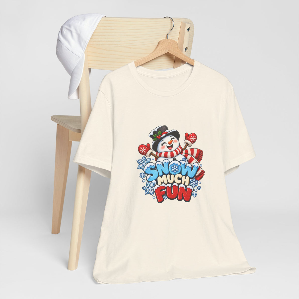 Snow Much Fun T-Shirt – Cute Snowman Holiday Tee
