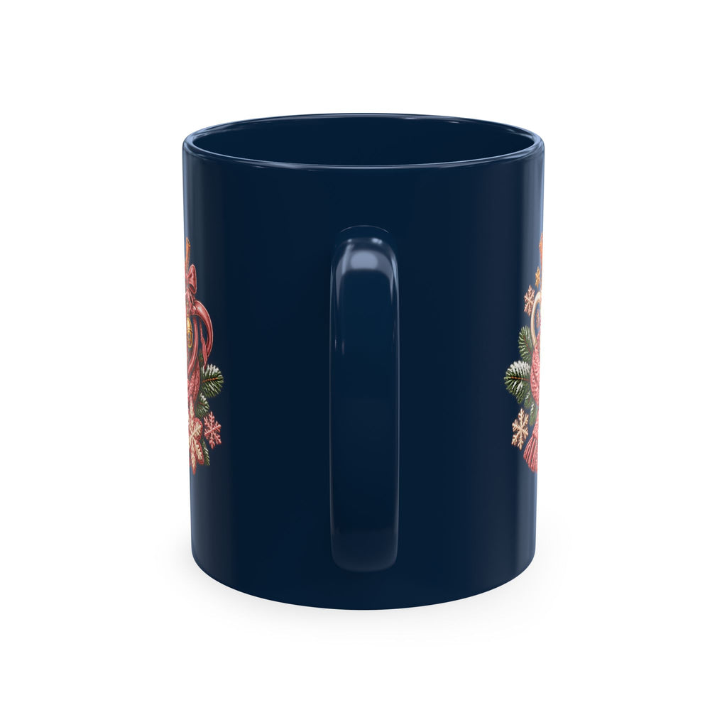 Warm Wishes & Winter Sips Christmas Ceramic Mug
