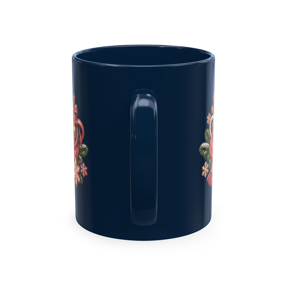 Warm Wishes & Winter Sips Christmas Ceramic Mug