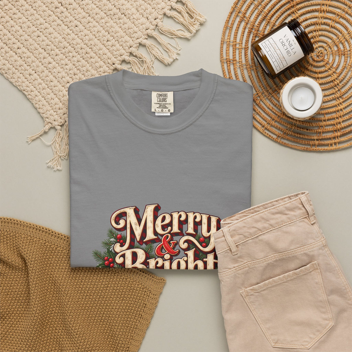 Merry & Bright Holiday T-Shirt