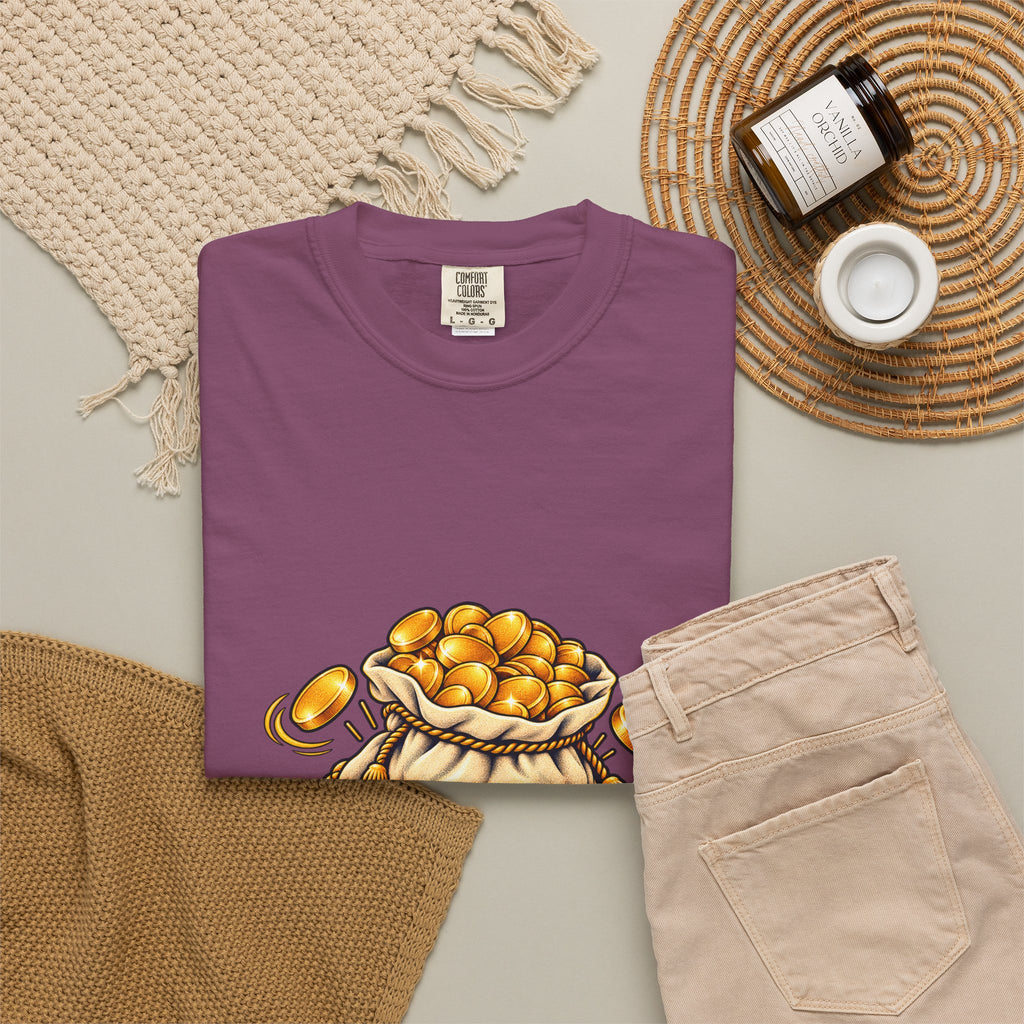 Professional Gelt Collector T-Shirt | Hanukkah Chanukah Chocolate Coin Design