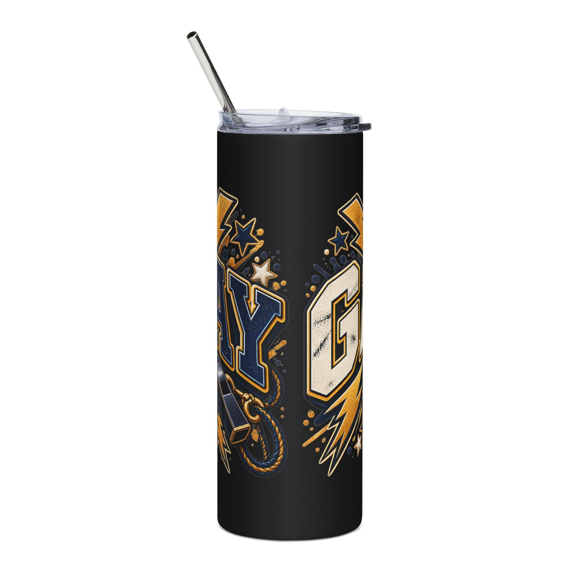 Game Day Fuel Tumbler | Football Graphic 20oz Stainless Steel