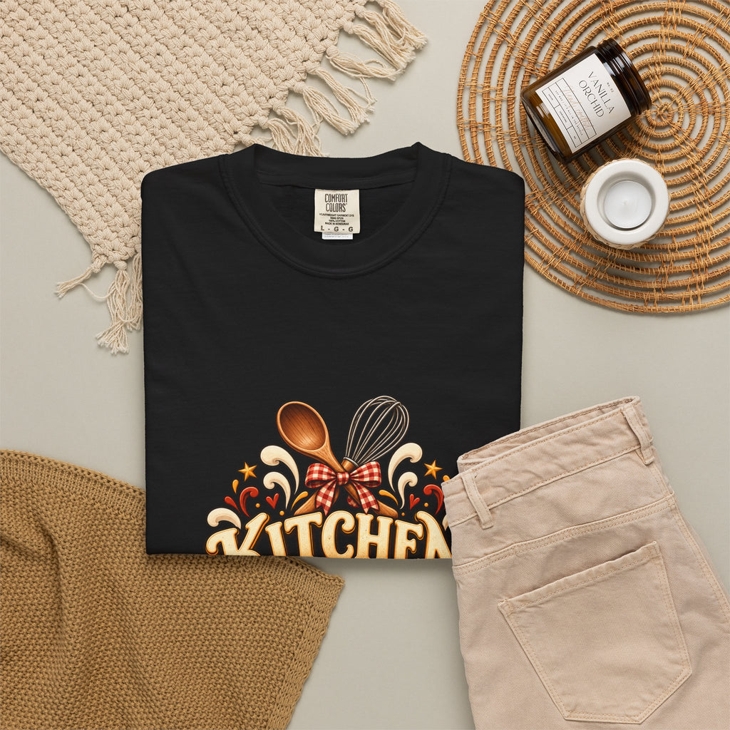 Kitchen Chaos Coordinator T-Shirt — Funny Thanksgiving Chef Shirt, Holiday Cooking Humor Tee, Baker Gift