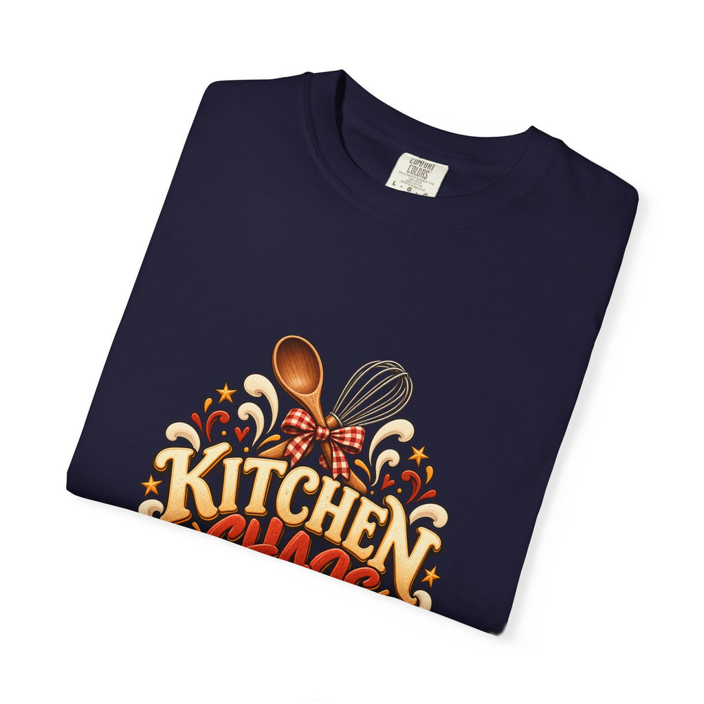 Kitchen Chaos Coordinator T-Shirt — Funny Thanksgiving Chef Shirt, Holiday Cooking Humor Tee, Baker Gift