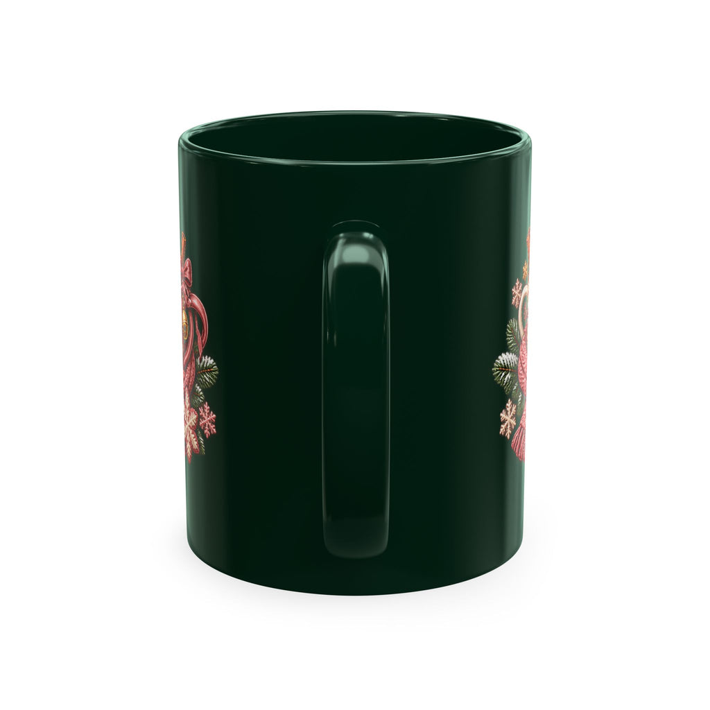 Warm Wishes & Winter Sips Christmas Ceramic Mug