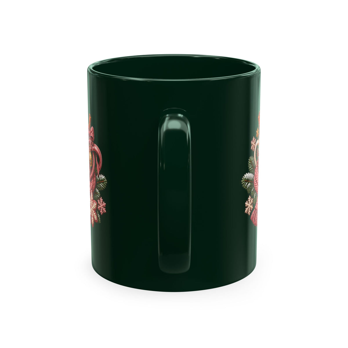 Warm Wishes & Winter Sips Christmas Ceramic Mug
