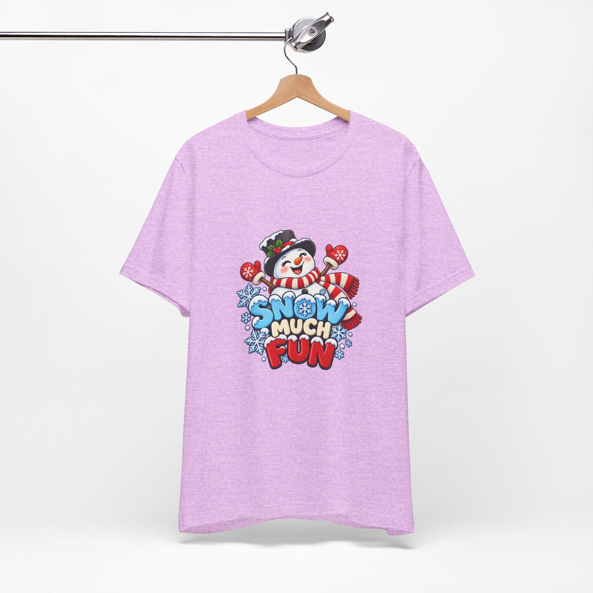 Snow Much Fun T-Shirt – Cute Snowman Holiday Tee