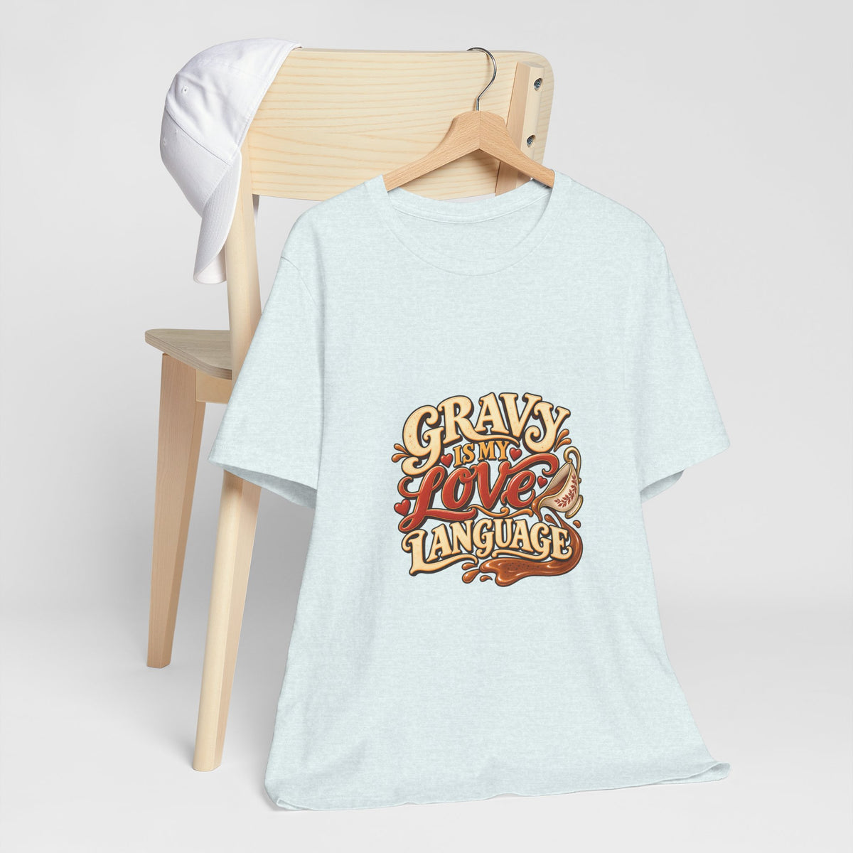 Gravy Is My Love Language T-Shirt — Funny Thanksgiving Foodie Tee, Turkey Dinner Humor Shirt, Fall Gift