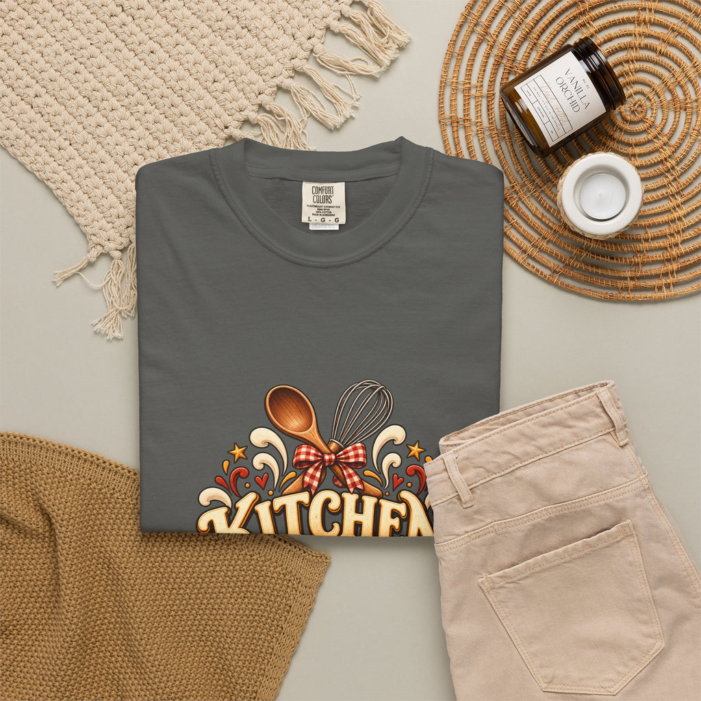 Kitchen Chaos Coordinator T-Shirt — Funny Thanksgiving Chef Shirt, Holiday Cooking Humor Tee, Baker Gift