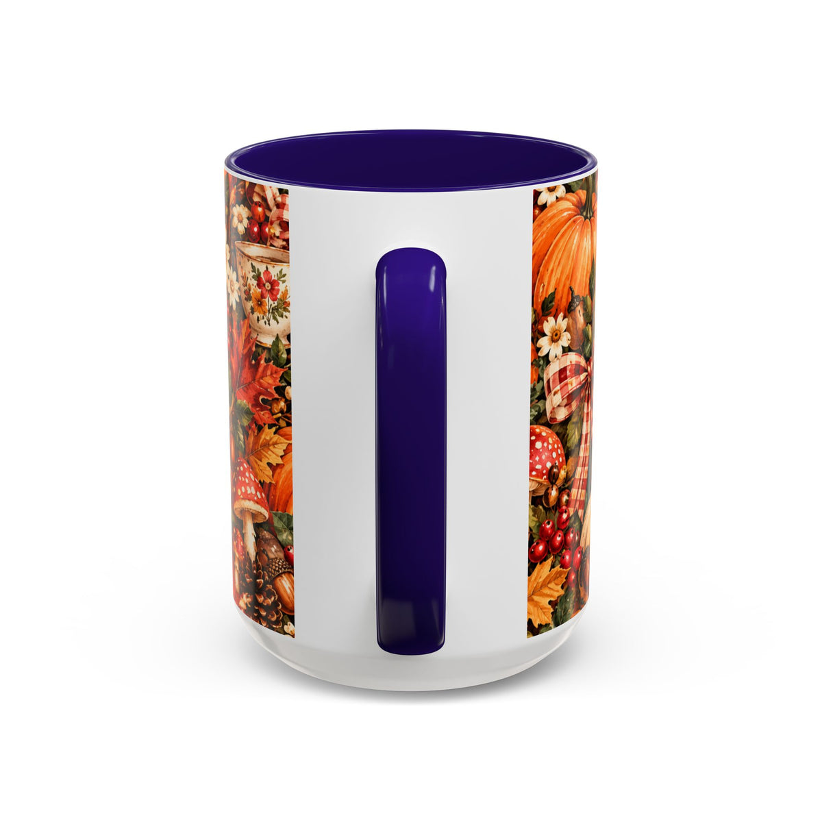 Autumn Harvest Mugs | Fall Pumpkins, Apples, Mushrooms, Daisies 11oz 15oz