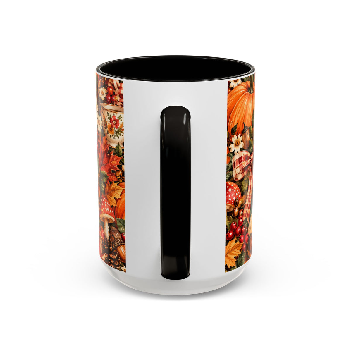 Autumn Harvest Mugs | Fall Pumpkins, Apples, Mushrooms, Daisies 11oz 15oz