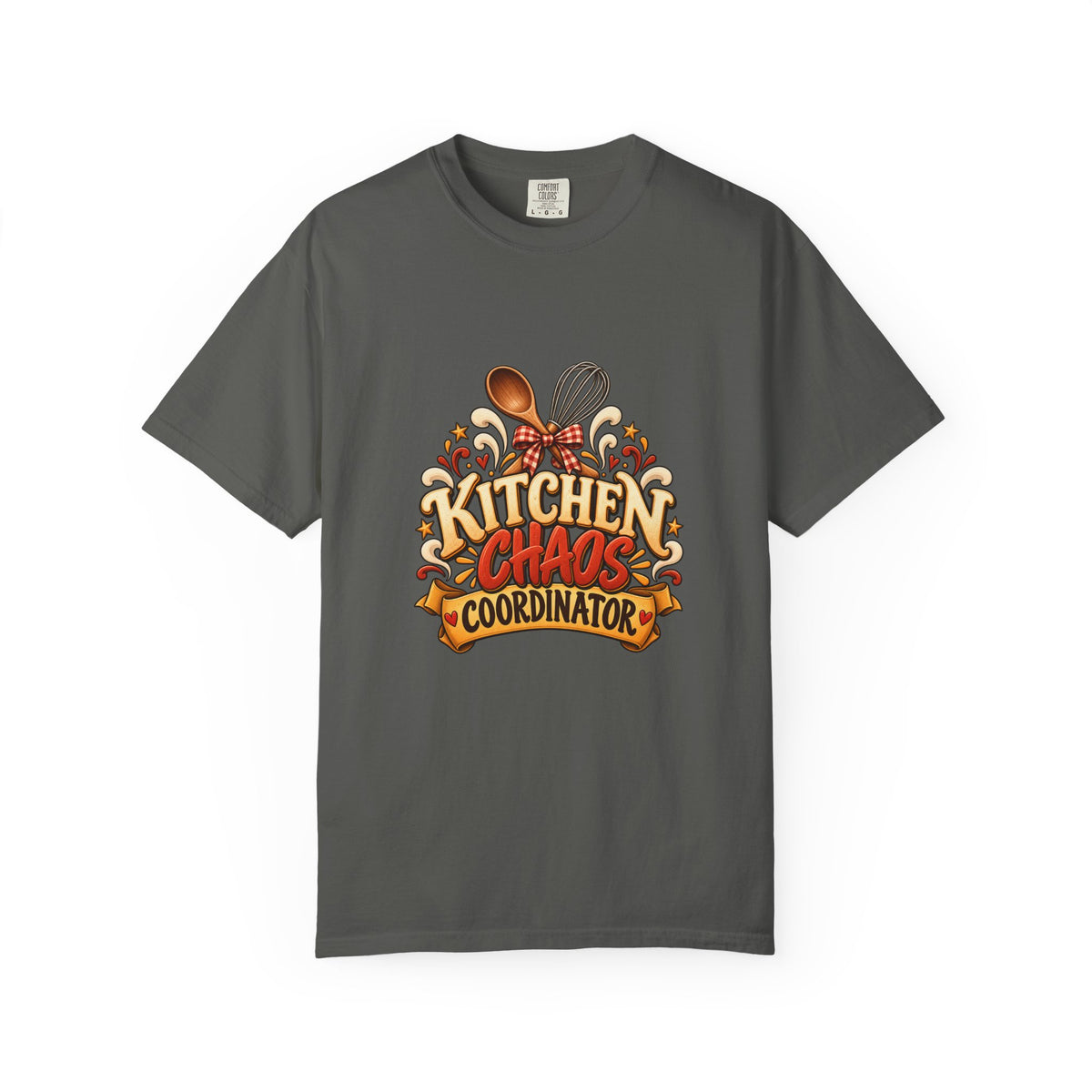 Kitchen Chaos Coordinator T-Shirt — Funny Thanksgiving Chef Shirt, Holiday Cooking Humor Tee, Baker Gift