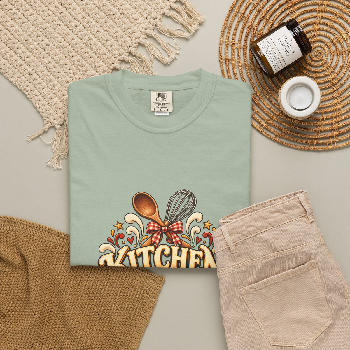 Kitchen Chaos Coordinator T-Shirt — Funny Thanksgiving Chef Shirt, Holiday Cooking Humor Tee, Baker Gift