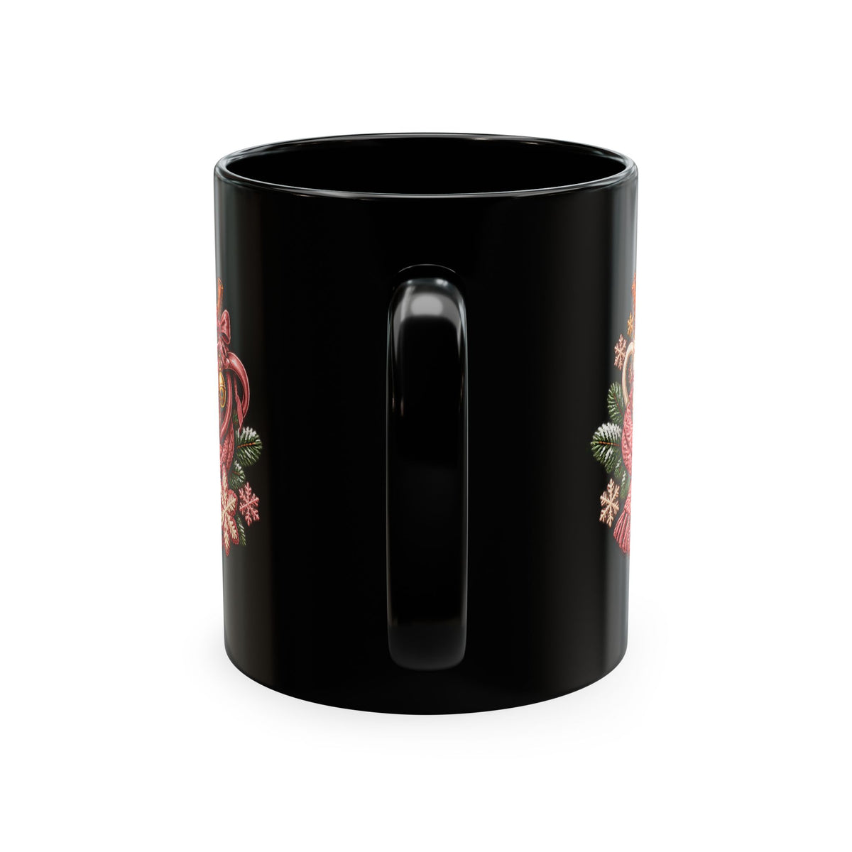 Warm Wishes & Winter Sips Christmas Ceramic Mug