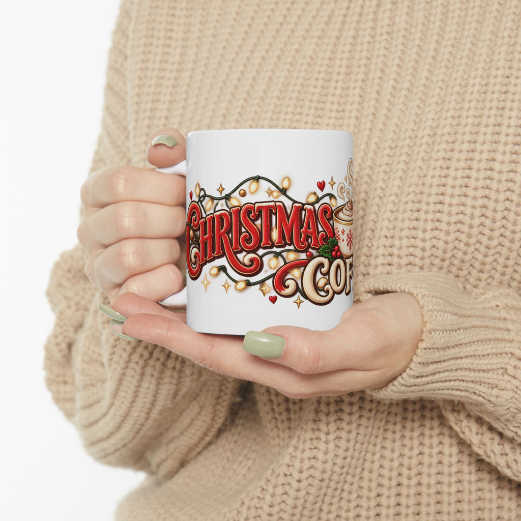 Christmas Coffee Mug – Festive Holiday Ceramic Coffee Cup (11oz/15oz)