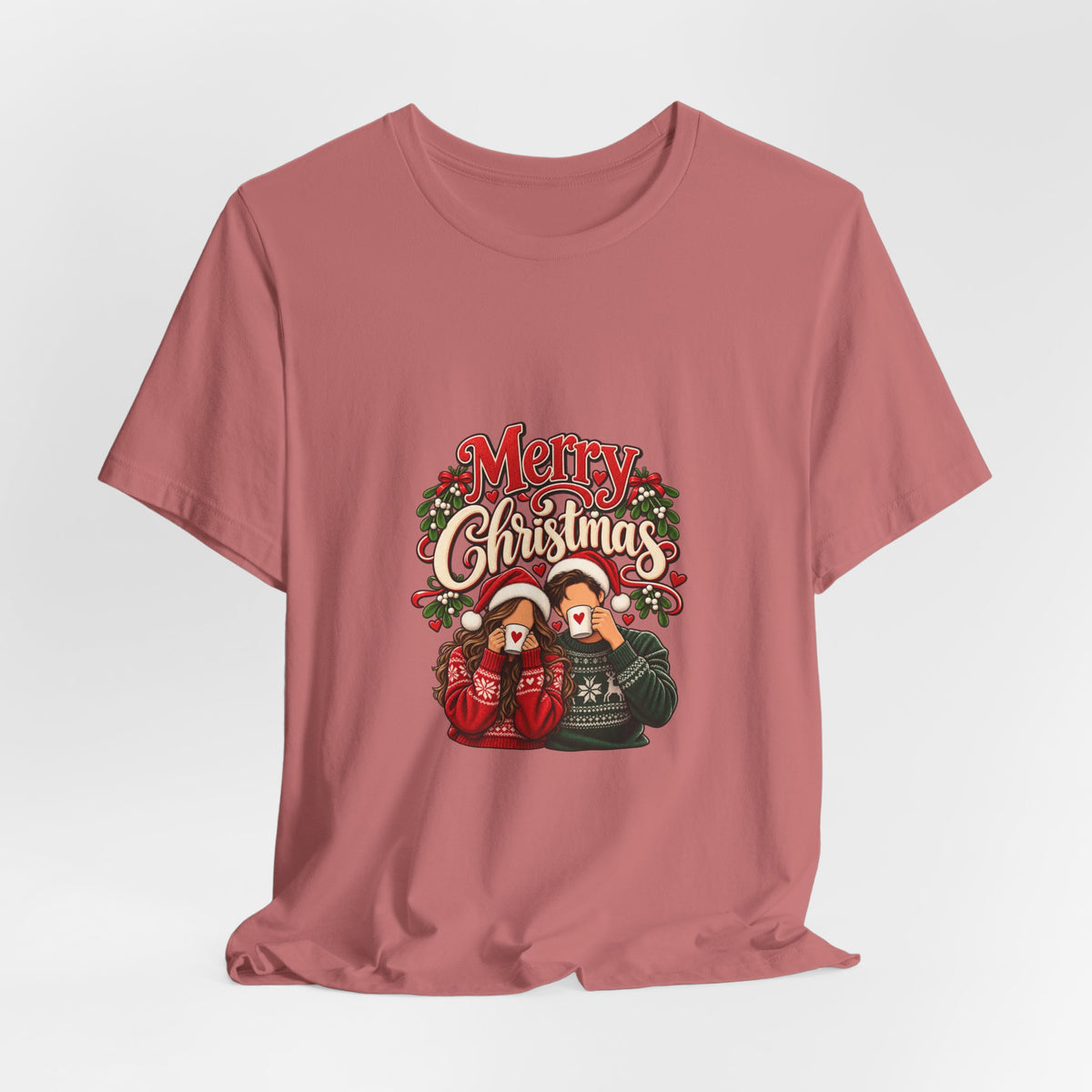 Merry Christmas Couple Tee