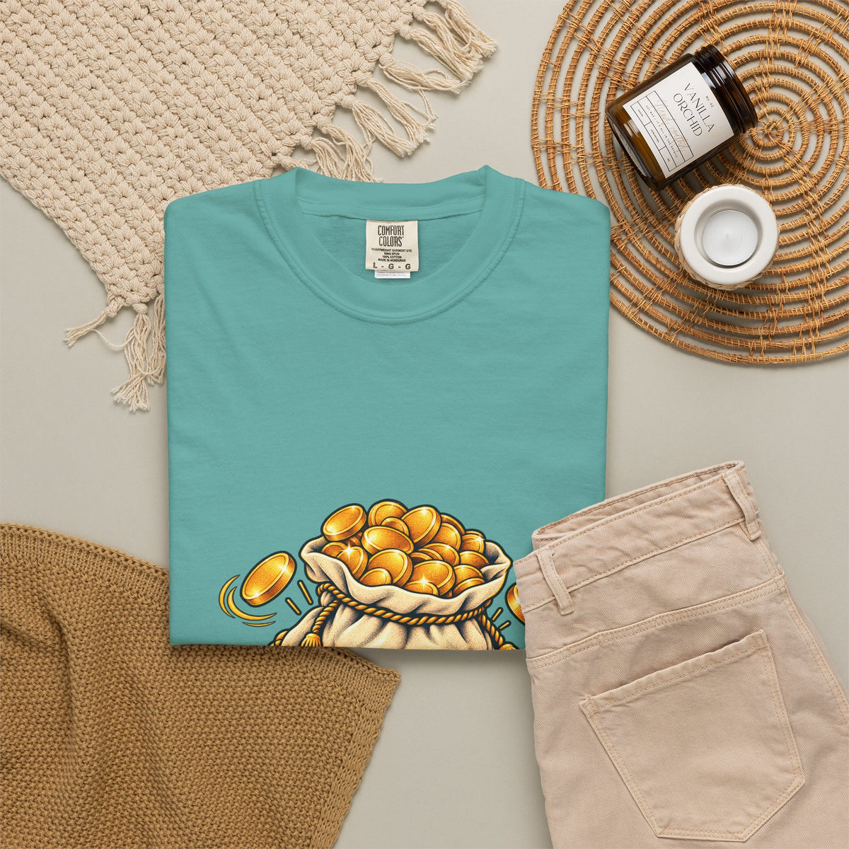 Professional Gelt Collector T-Shirt | Hanukkah Chanukah Chocolate Coin Design