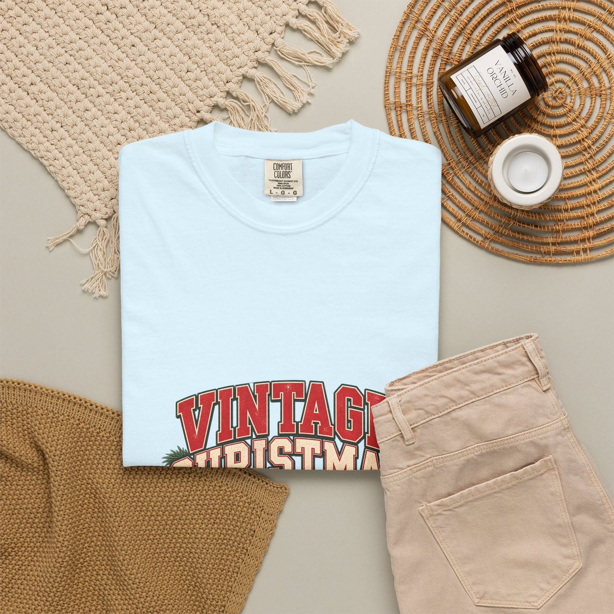 Vintage Christmas T-Shirt — Retro Holiday Graphic Tee